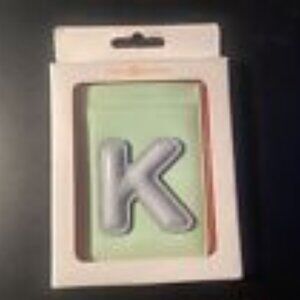 NWT NIB Tory Burch Card Holder For Cell Phone Monogram With K
